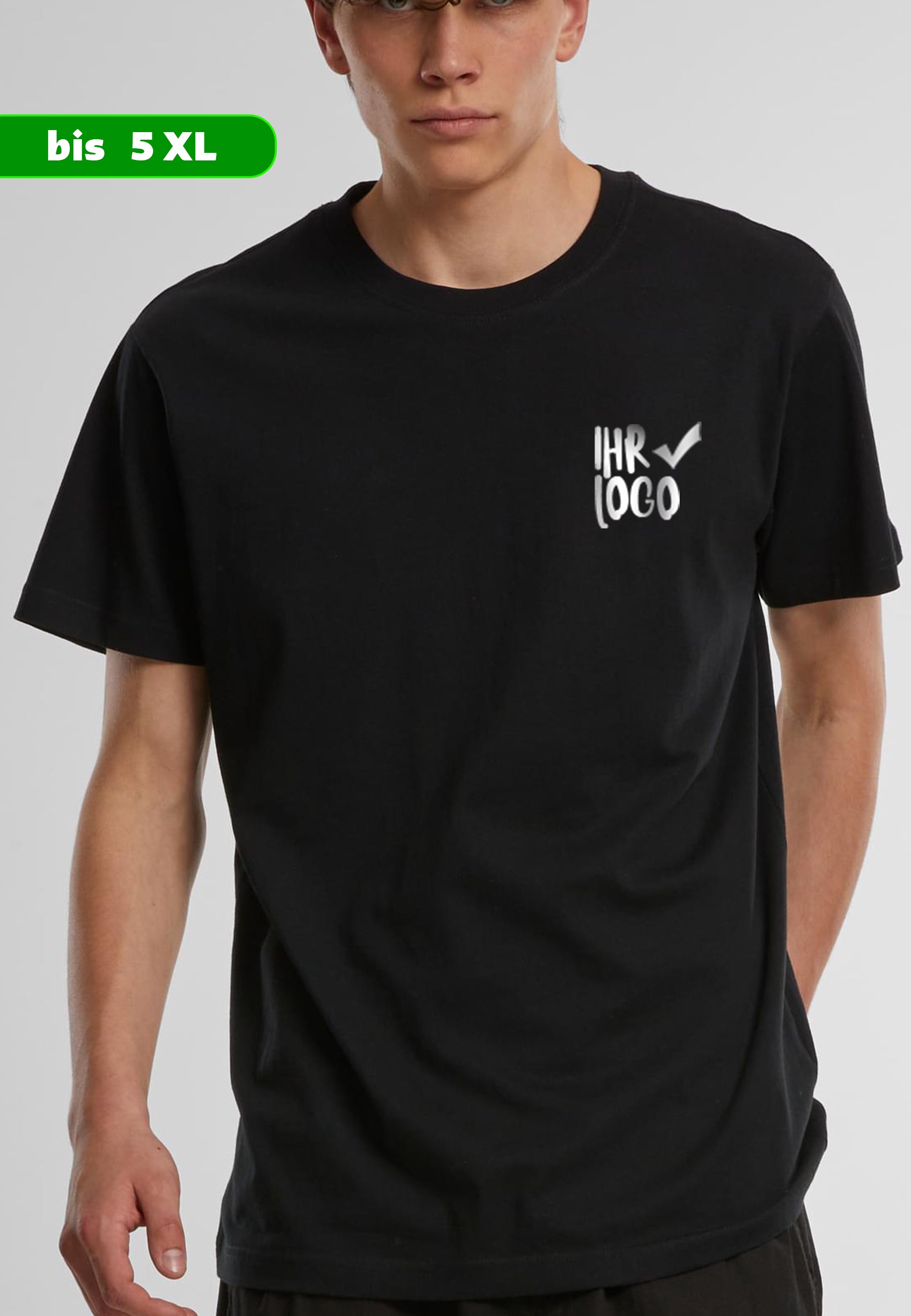 Heavy Round neck Herren T-Shirt 200gsm BYB 004