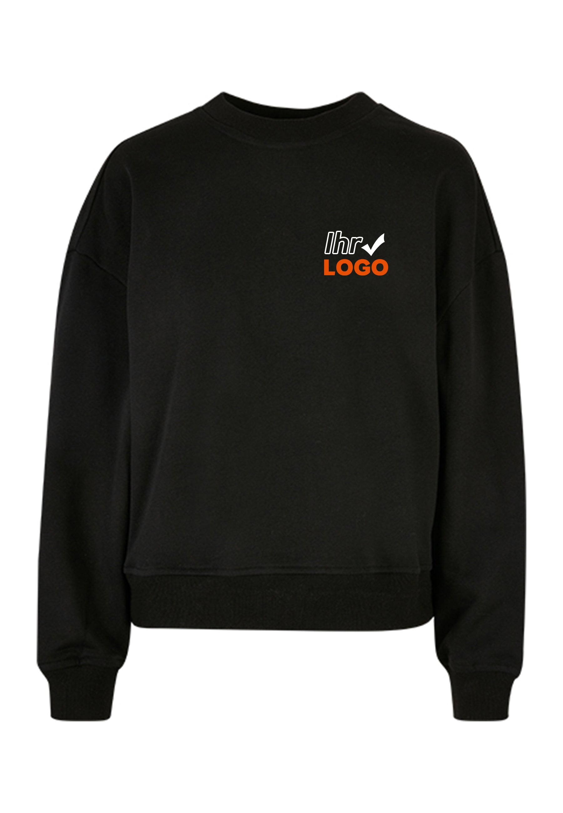 Damen Oversized Crewneck Sweatshirt 300gsm BYB