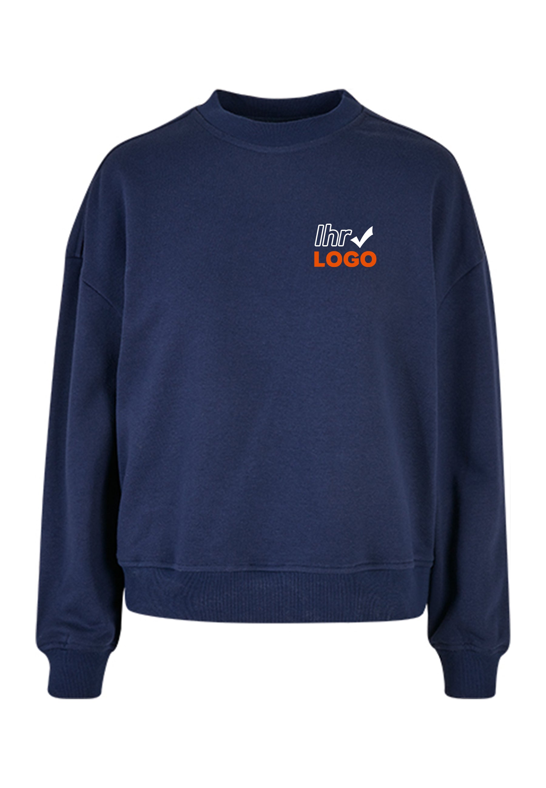 Damen Oversized Crewneck Sweatshirt 300gsm BYB