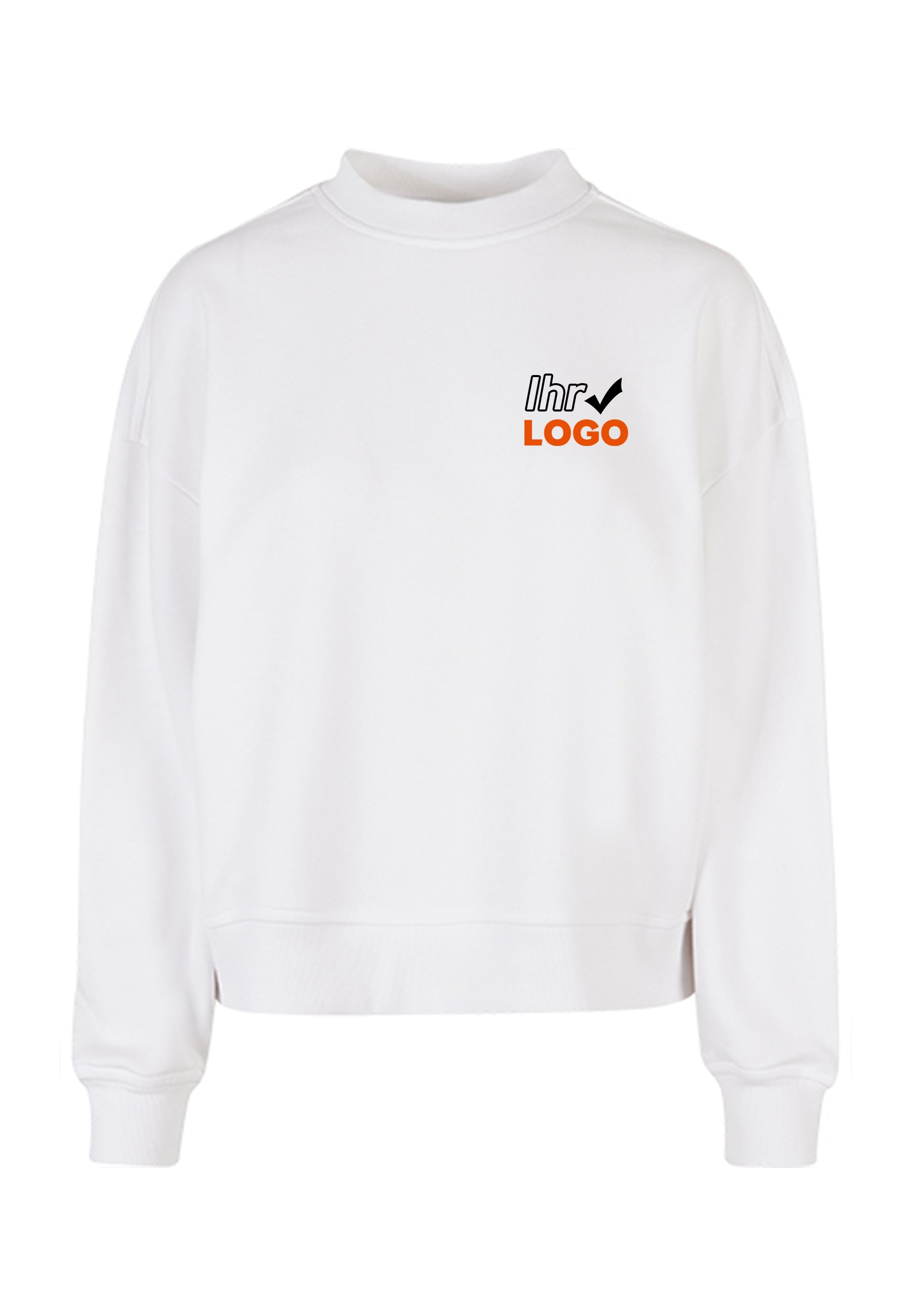 Damen Oversized Crewneck Sweatshirt 300gsm BYB