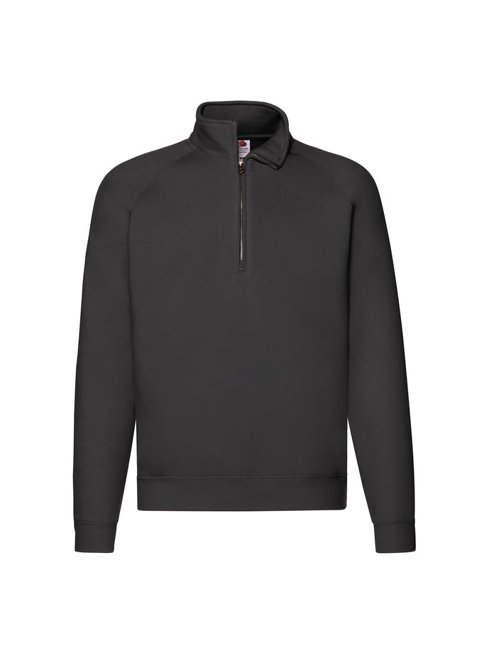 Premium Zip Neck Raglan Sweat Herren 280gsm FOL
