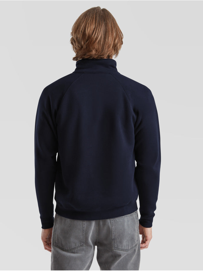 Premium Zip Neck Raglan Sweat Herren 280gsm FOL