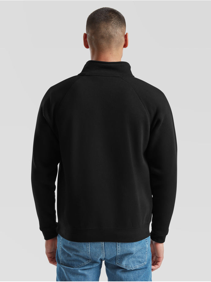 Premium Zip Neck Raglan Sweat Herren 280gsm FOL