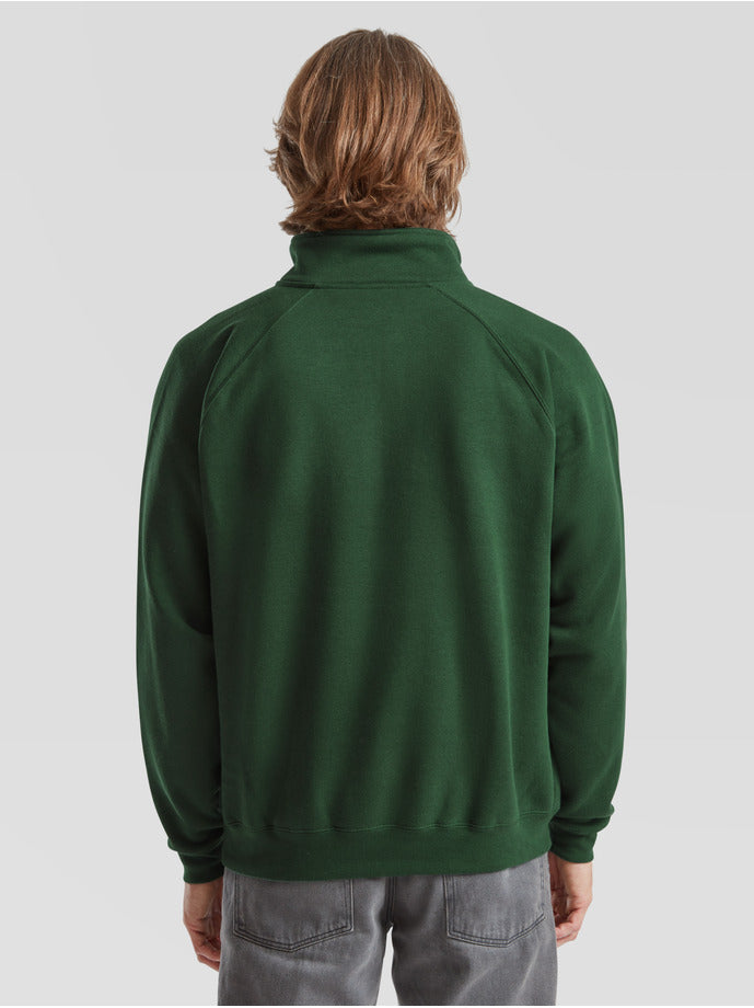 Premium Zip Neck Raglan Sweat Herren 280gsm FOL