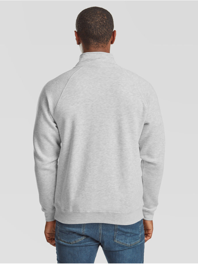 Premium Zip Neck Raglan Sweat Herren 280gsm FOL