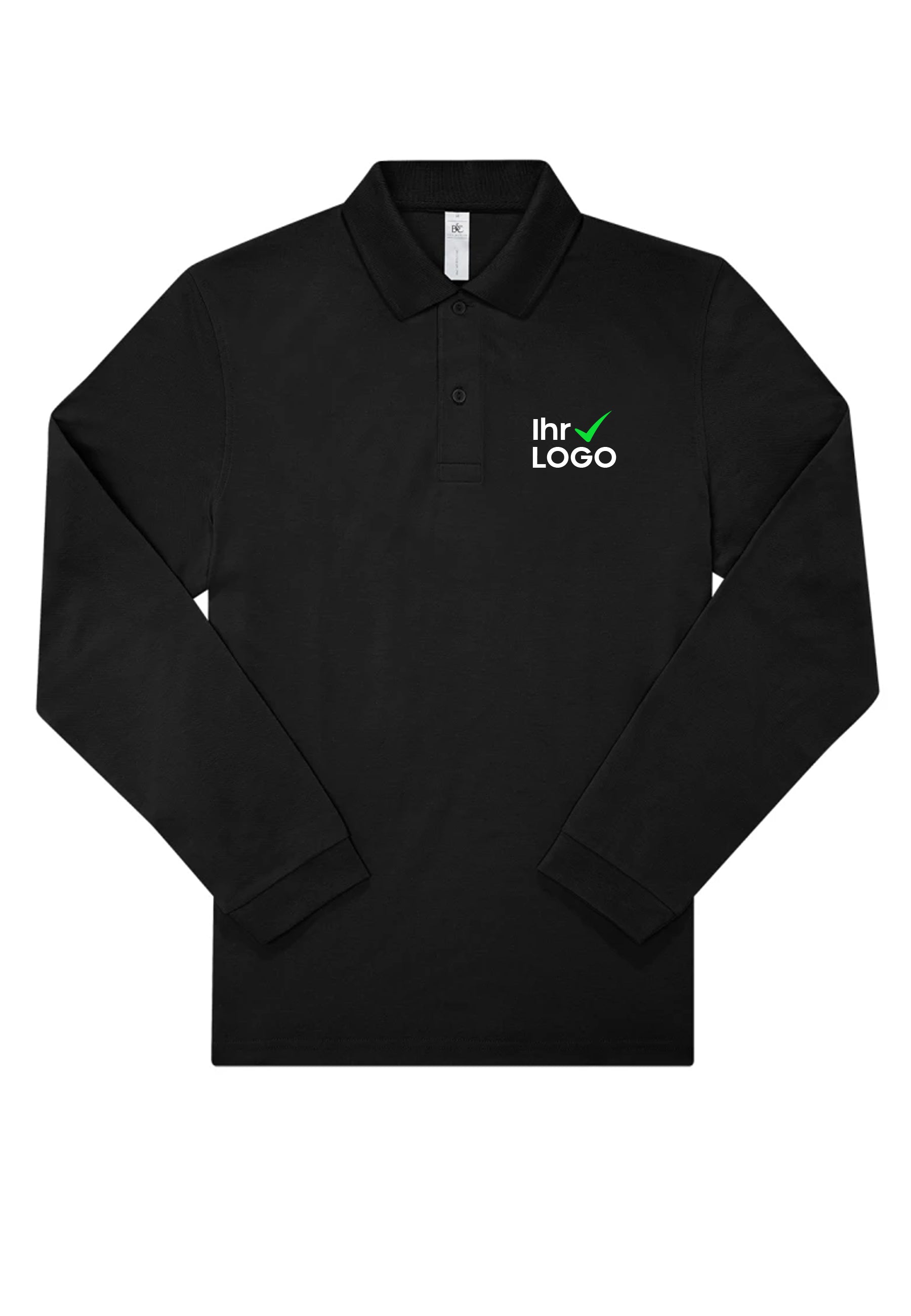 Langarm POLO T-Shirt Herren 180gsm BC