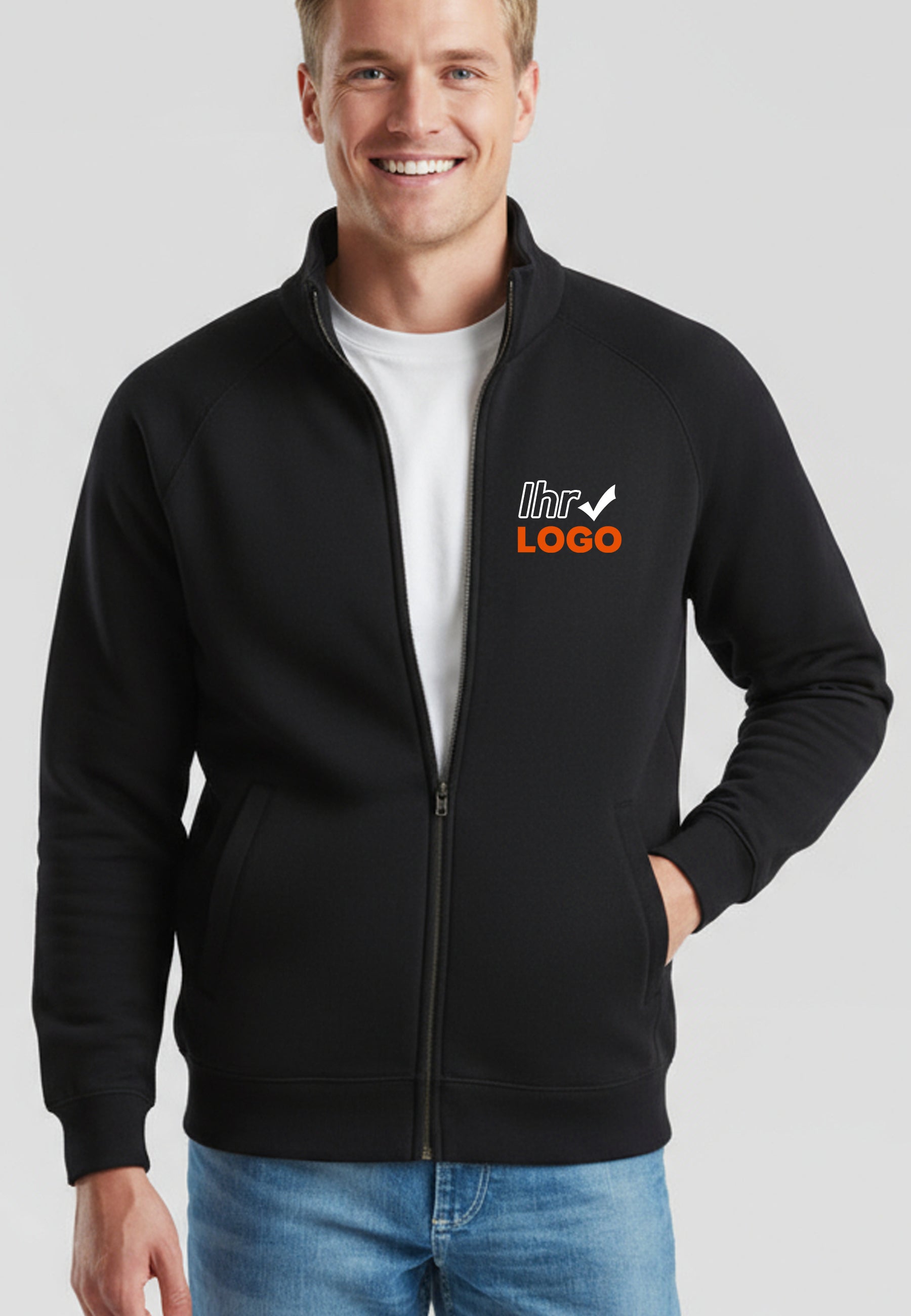 Premium Sweat Jacket Herren 280g/m² FOL